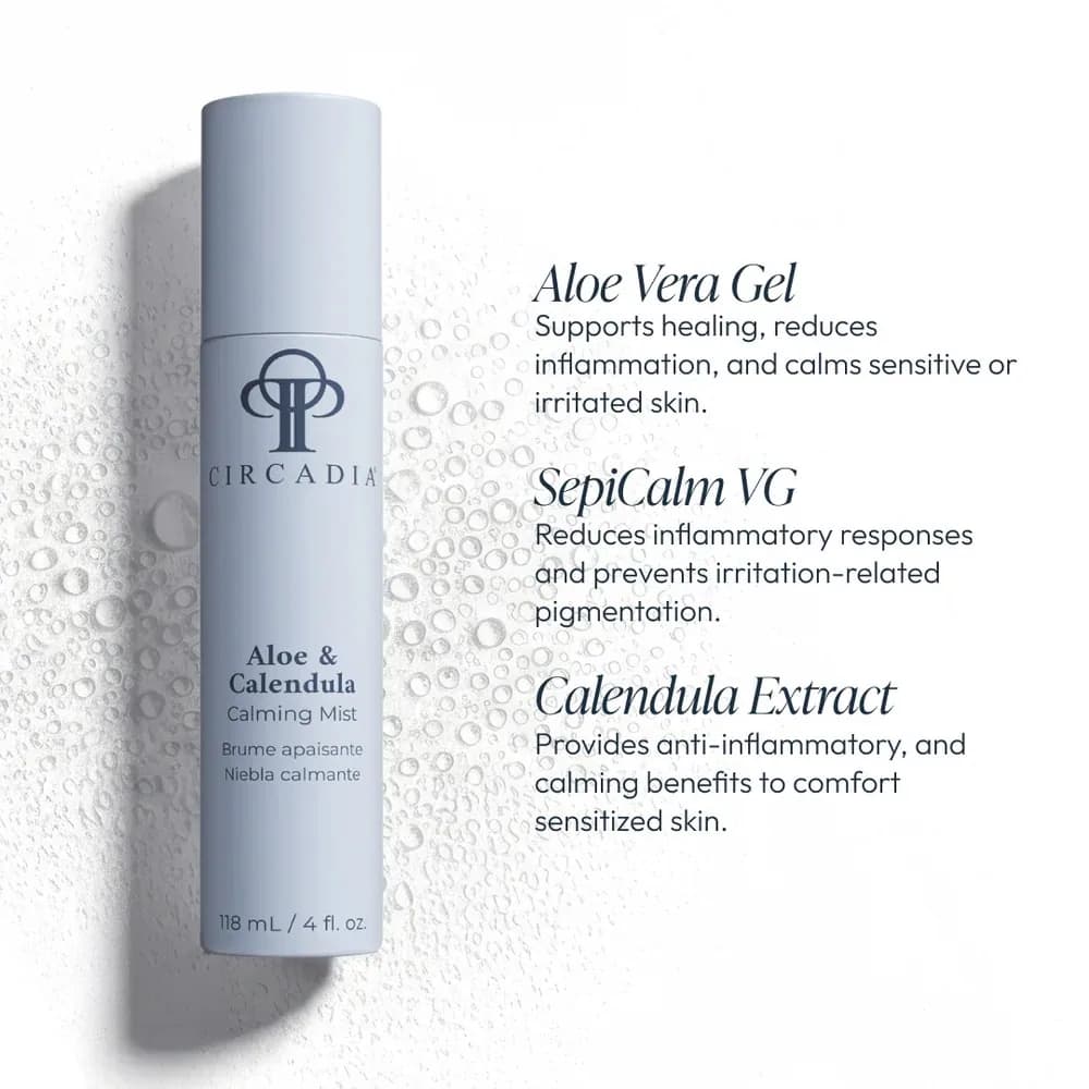 Aloe & Calendula Calming Mist by Circadia — professional skincare available at KRIDO Wellness