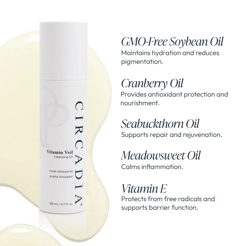 Vitamin Veil Cleansing Oil by Circadia — professional skincare available at KRIDO Wellness