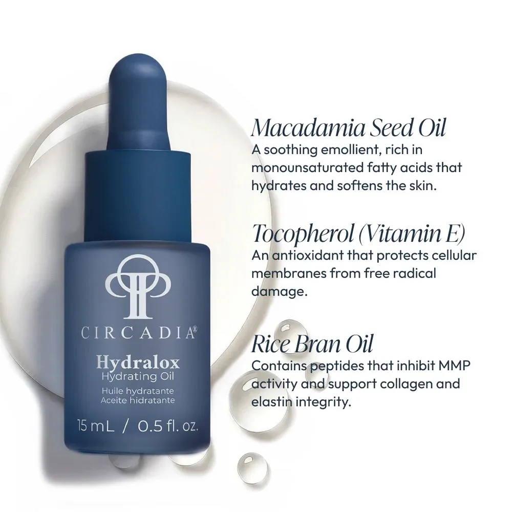 Hydralox Facial Oil by Circadia — professional skincare available at KRIDO Wellness