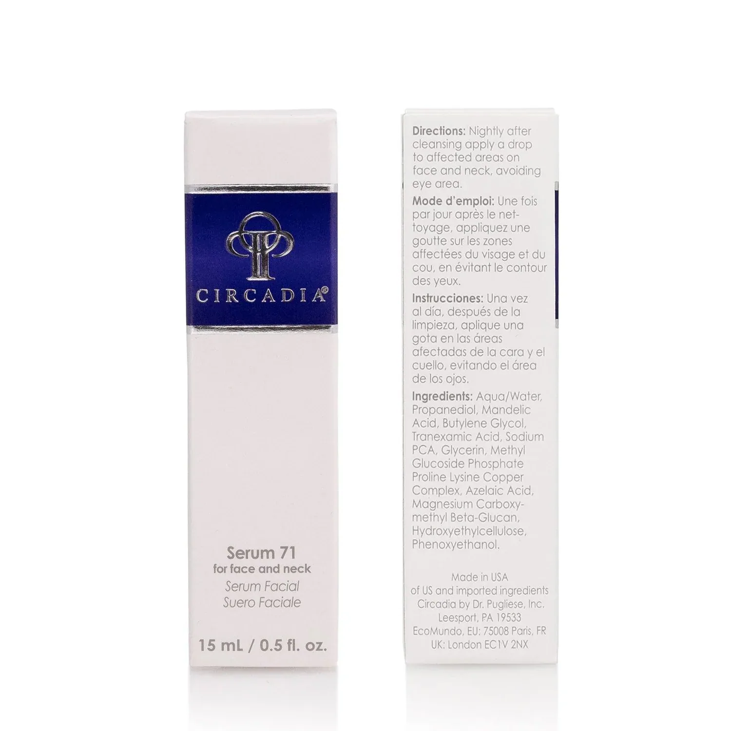 Serum 71 by Circadia — professional skincare available at KRIDO Wellness