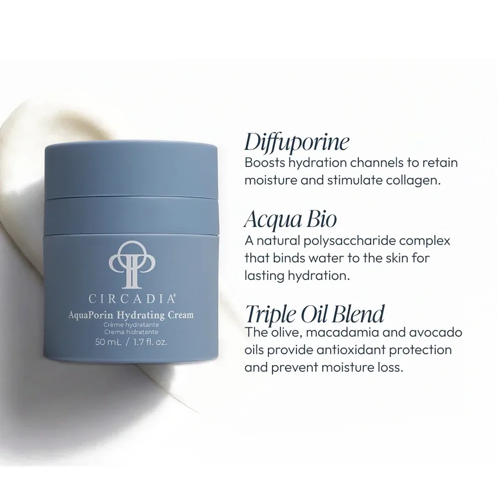 AquaPorin Hydrating Cream by Circadia — professional skincare available at KRIDO Wellness