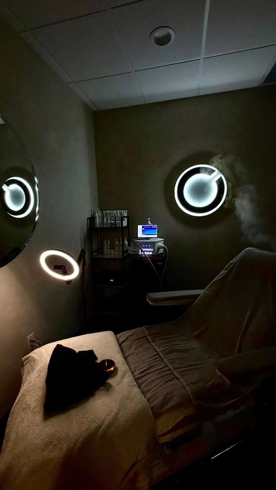 A treatment room at KRIDO Wellness.